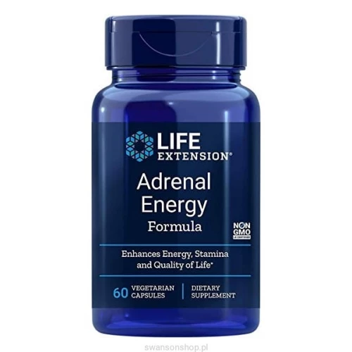 Life Extension - Adrenal Energy Formula - 60 kapsułek Life Extension - Adrenal Energy Formula - 60 kapsułek